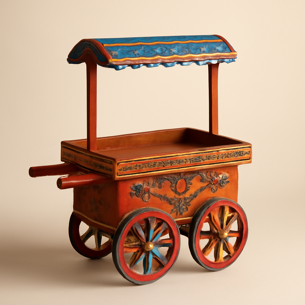Wooden Thela Serving Tray