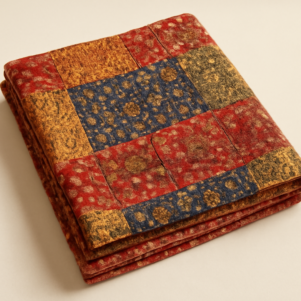 Silk Patola Patchwork Kantha