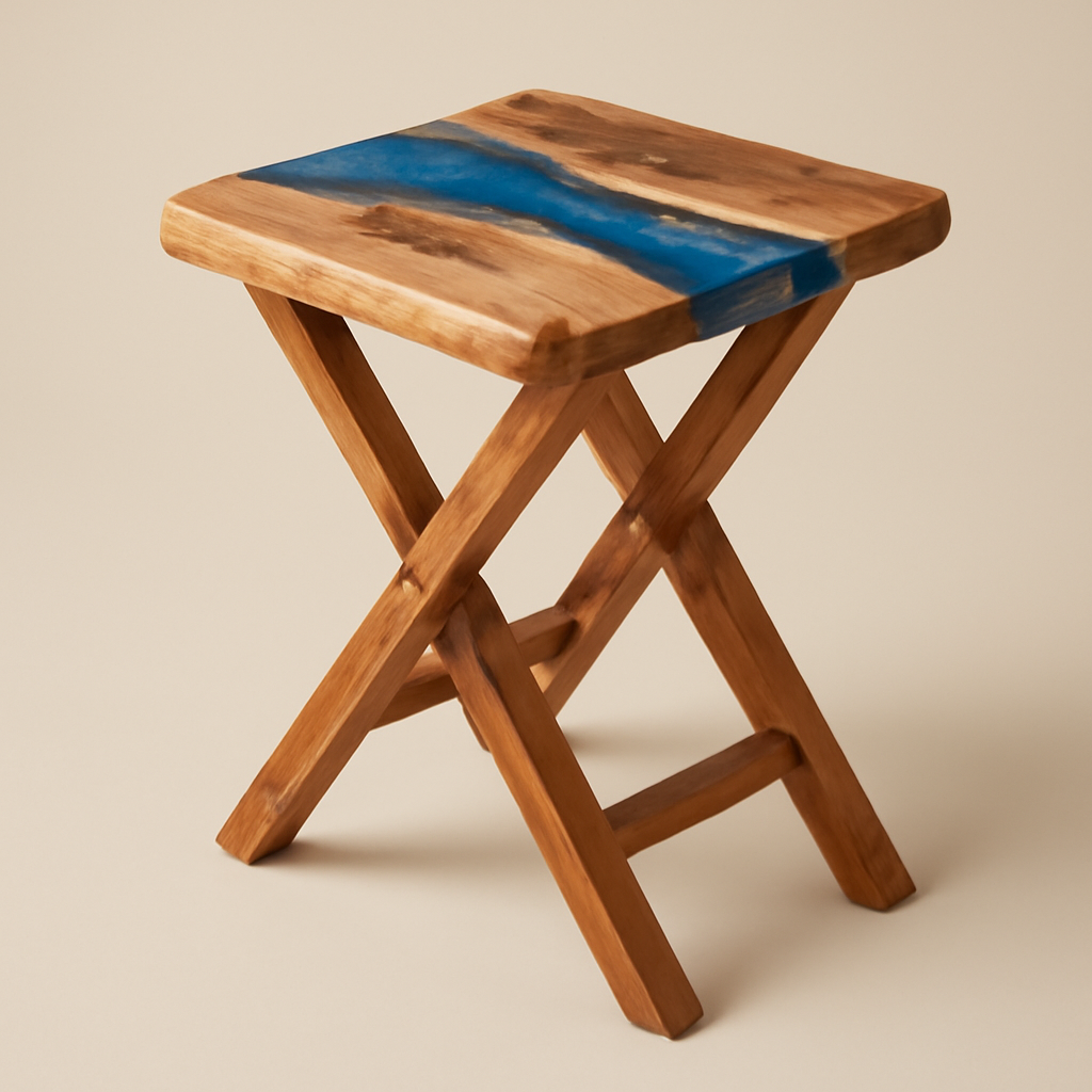 Foldable Wooden Stool